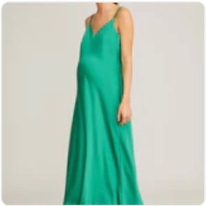 Hatch Maternity Ricky Slip Dress in Palm. NWT Size 1